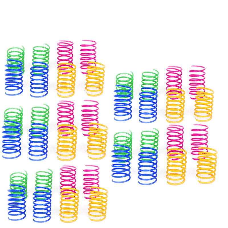 Colorful Spring Cat Toys, 20-Pack by HitMyNeed