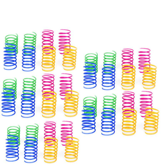 Colorful Spring Cat Toys, 20-Pack by HitMyNeed