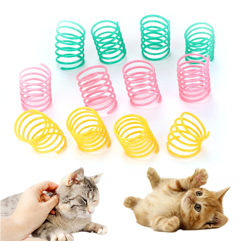 Colorful Spring Cat Toys, 20-Pack by HitMyNeed