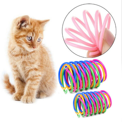 Colorful Spring Cat Toys, 20-Pack by HitMyNeed