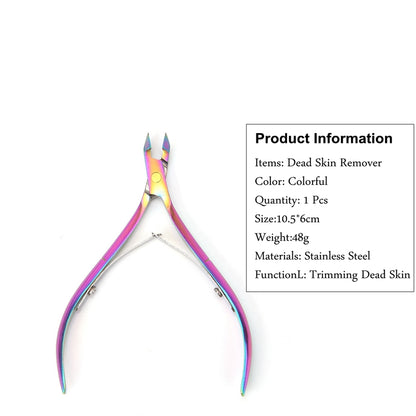 Colorful Stainless Steel Cuticle Nipper by HitMyNeed
