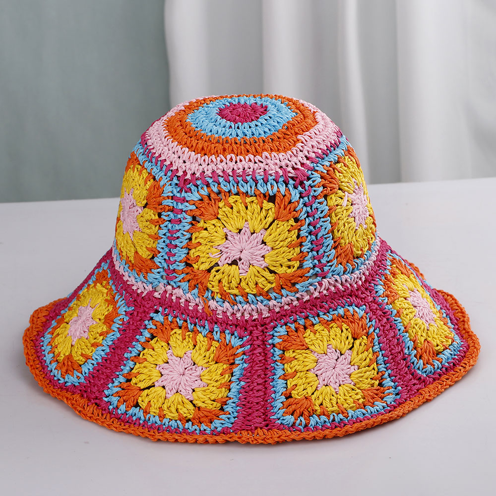 Colorful Summer Crochet Bucket Hat 1 by HitMyNeed
