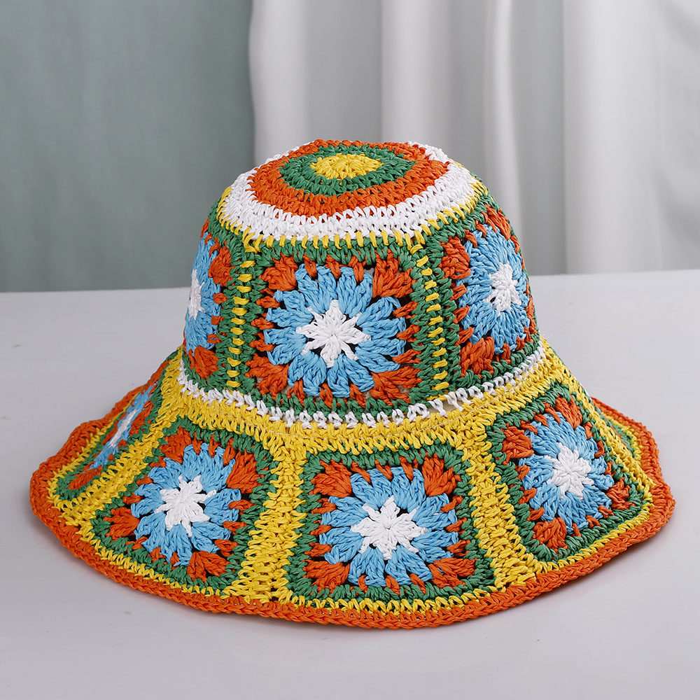 Colorful Summer Crochet Bucket Hat 2 by HitMyNeed