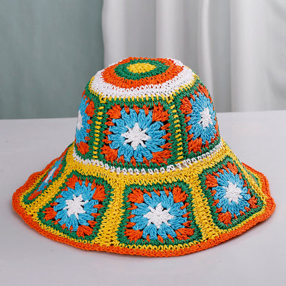 Colorful Summer Crochet Bucket Hat 2 by HitMyNeed