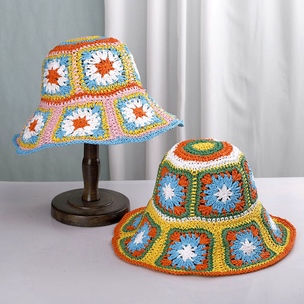 Colorful Summer Crochet Bucket Hat by HitMyNeed