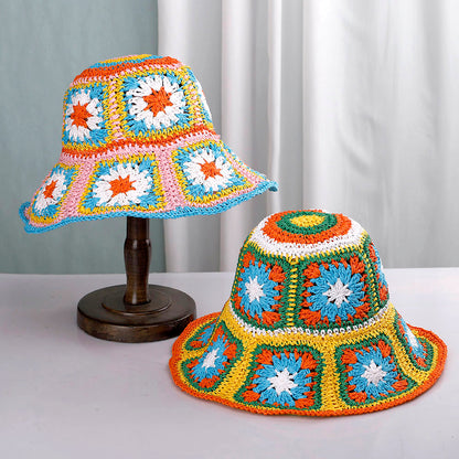 Colorful Summer Crochet Bucket Hat by HitMyNeed