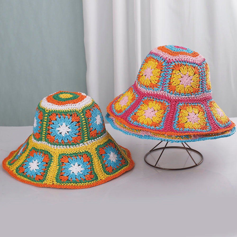 Colorful Summer Crochet Bucket Hat by HitMyNeed