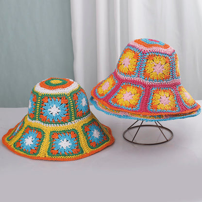 Colorful Summer Crochet Bucket Hat by HitMyNeed