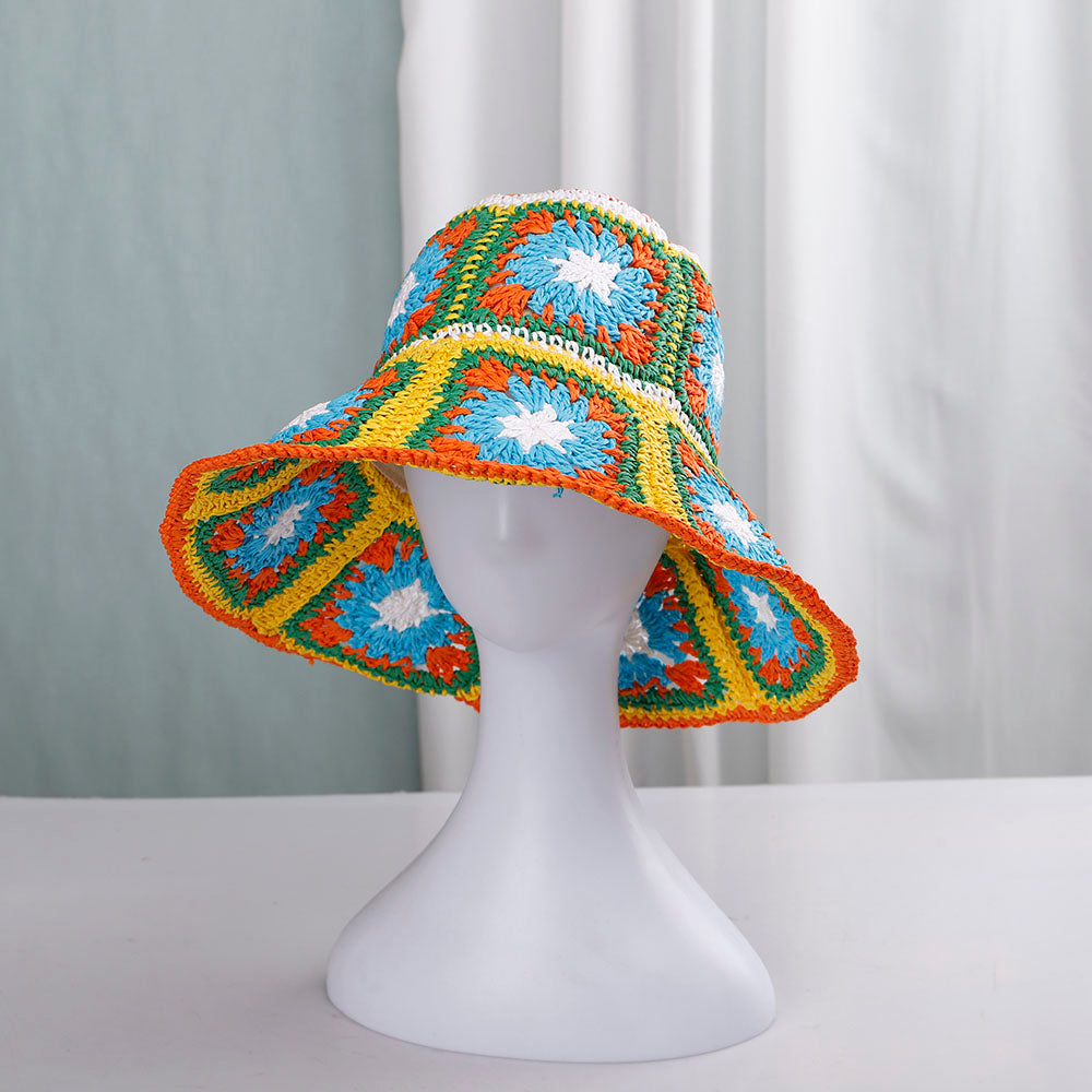 Colorful Summer Crochet Bucket Hat by HitMyNeed