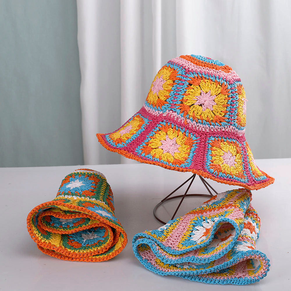 Colorful Summer Crochet Bucket Hat by HitMyNeed