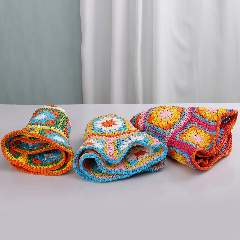 Colorful Summer Crochet Bucket Hat by HitMyNeed