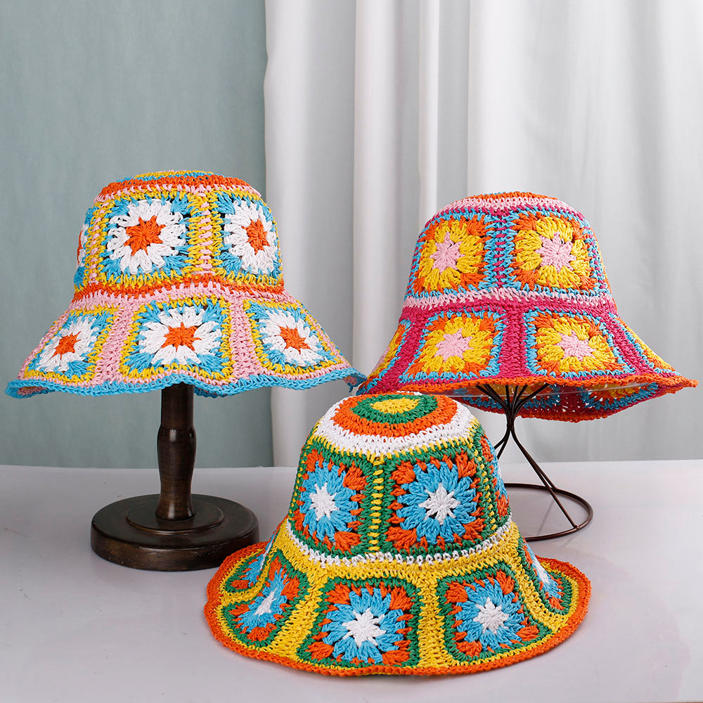 Colorful Summer Crochet Bucket Hat by HitMyNeed