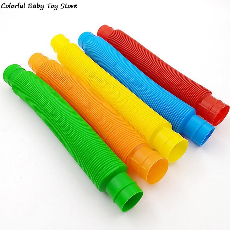 Colorful Tube Fidget Toys Set (5 Pack) by HitMyNeed