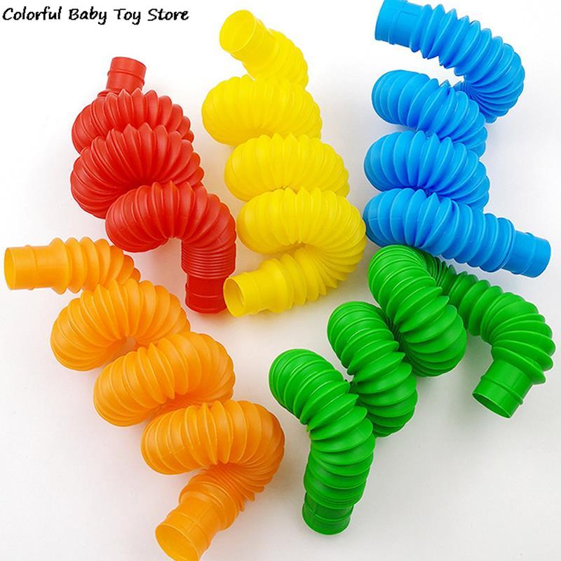 Colorful Tube Fidget Toys Set (5 Pack) by HitMyNeed