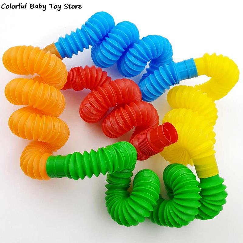 Colorful Tube Fidget Toys Set (5 Pack) by HitMyNeed
