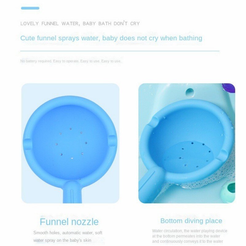 Colorful Waterwheel Bath Toy for Kids by HitMyNeed