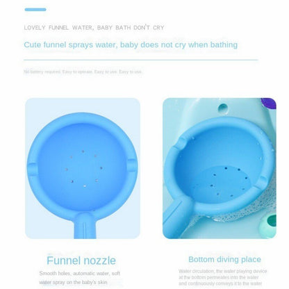 Colorful Waterwheel Bath Toy for Kids by HitMyNeed