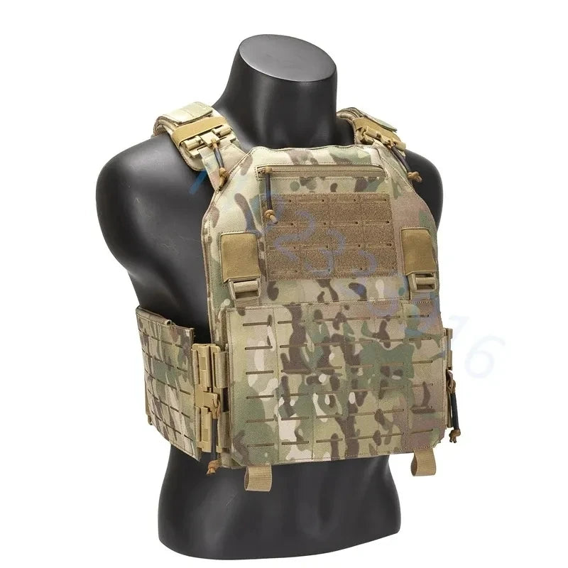 Combat Vest 6094 Quick Detach Laser Cut Tactical Vest by HitMyNeed