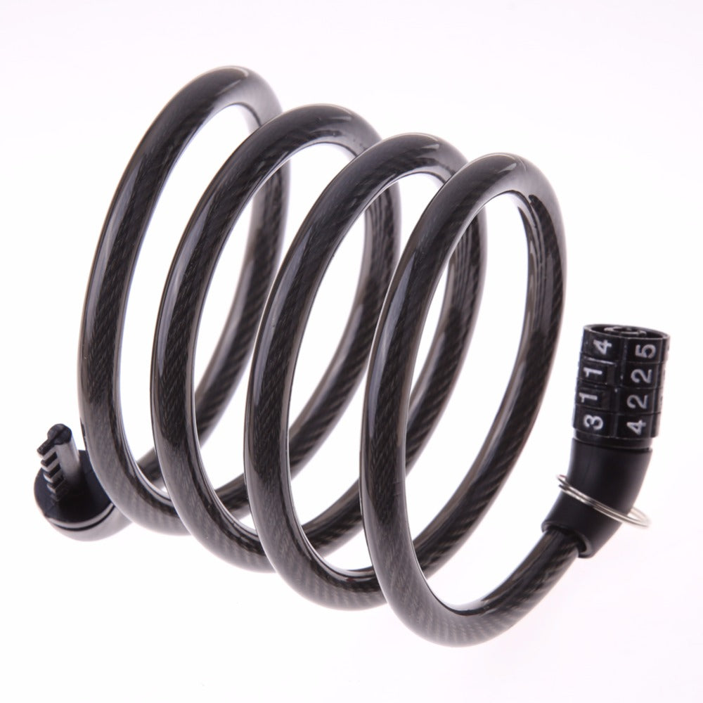 Combination Bike Lock Cable 4-Digit Security Code by HitMyNeed