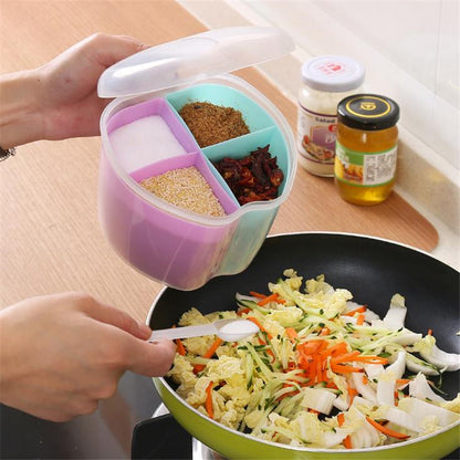 Combination Spice Container Set with Spoons by HitMyNeed