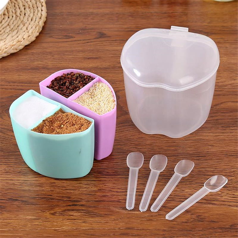 Combination Spice Container Set with Spoons by HitMyNeed
