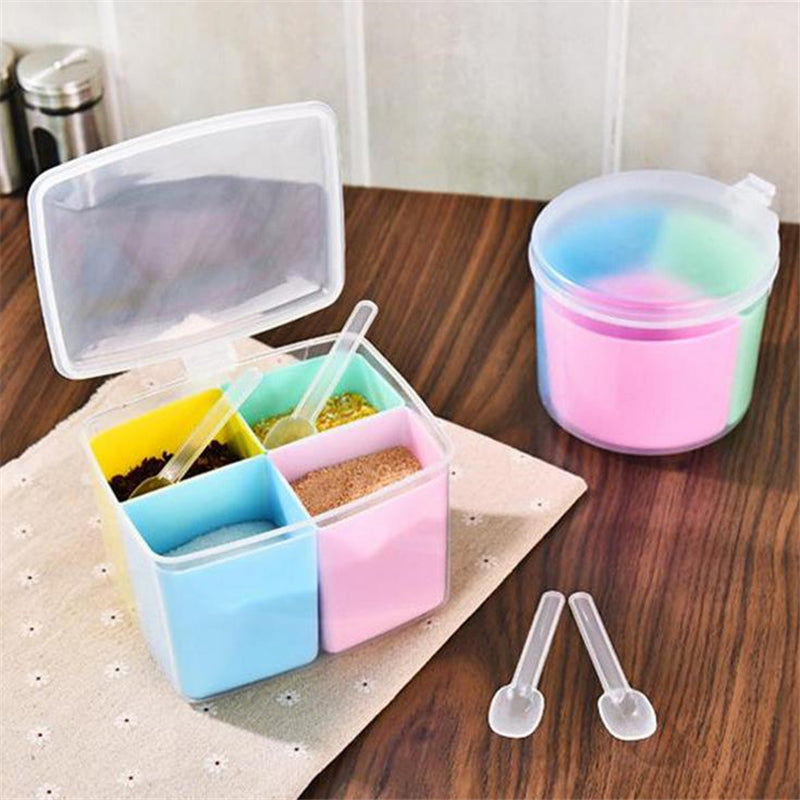 Combination Spice Container Set with Spoons by HitMyNeed