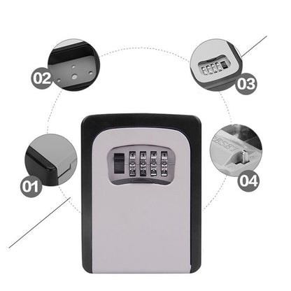 Combination Wall Mounted Key Lock Safe Box by HitMyNeed