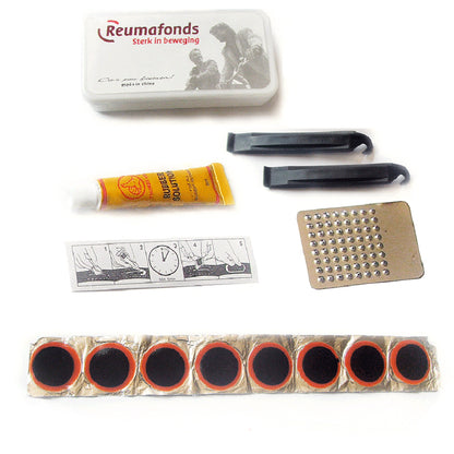 Compact Bike Tire Repair Kit with Patches & Tools by HitMyNeed