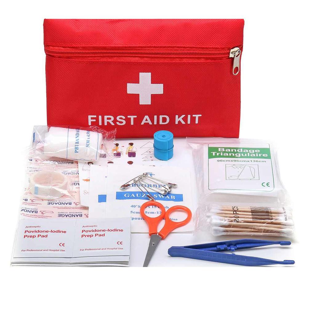 Compact Car First Aid Emergency Kit Bag by HitMyNeed