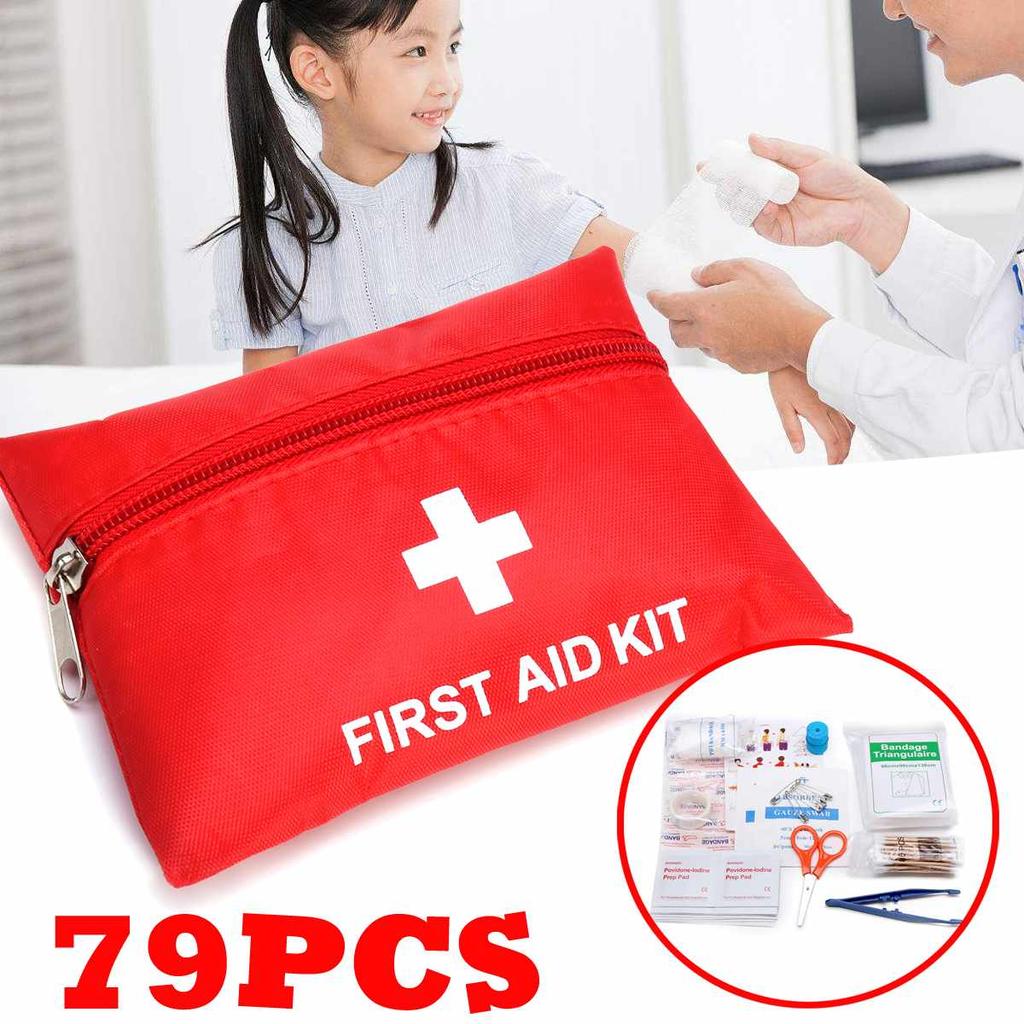 Compact Car First Aid Emergency Kit Bag by HitMyNeed