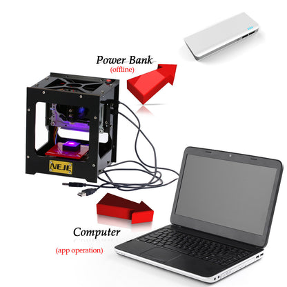Compact Desktop Laser Engraving Machine 38x38mm by HitMyNeed