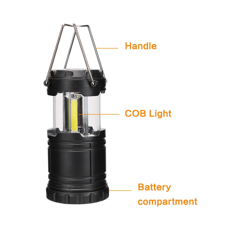 Compact LED Camping Lantern with Handle by HitMyNeed