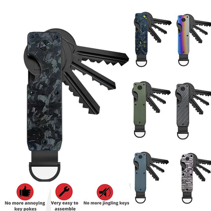 Compact Metal Key Organizer Holder for 1-5 Keys by HitMyNeed