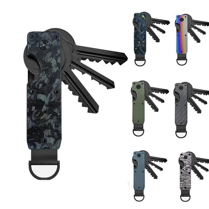 Compact Metal Key Organizer Holder for 1-5 Keys by HitMyNeed