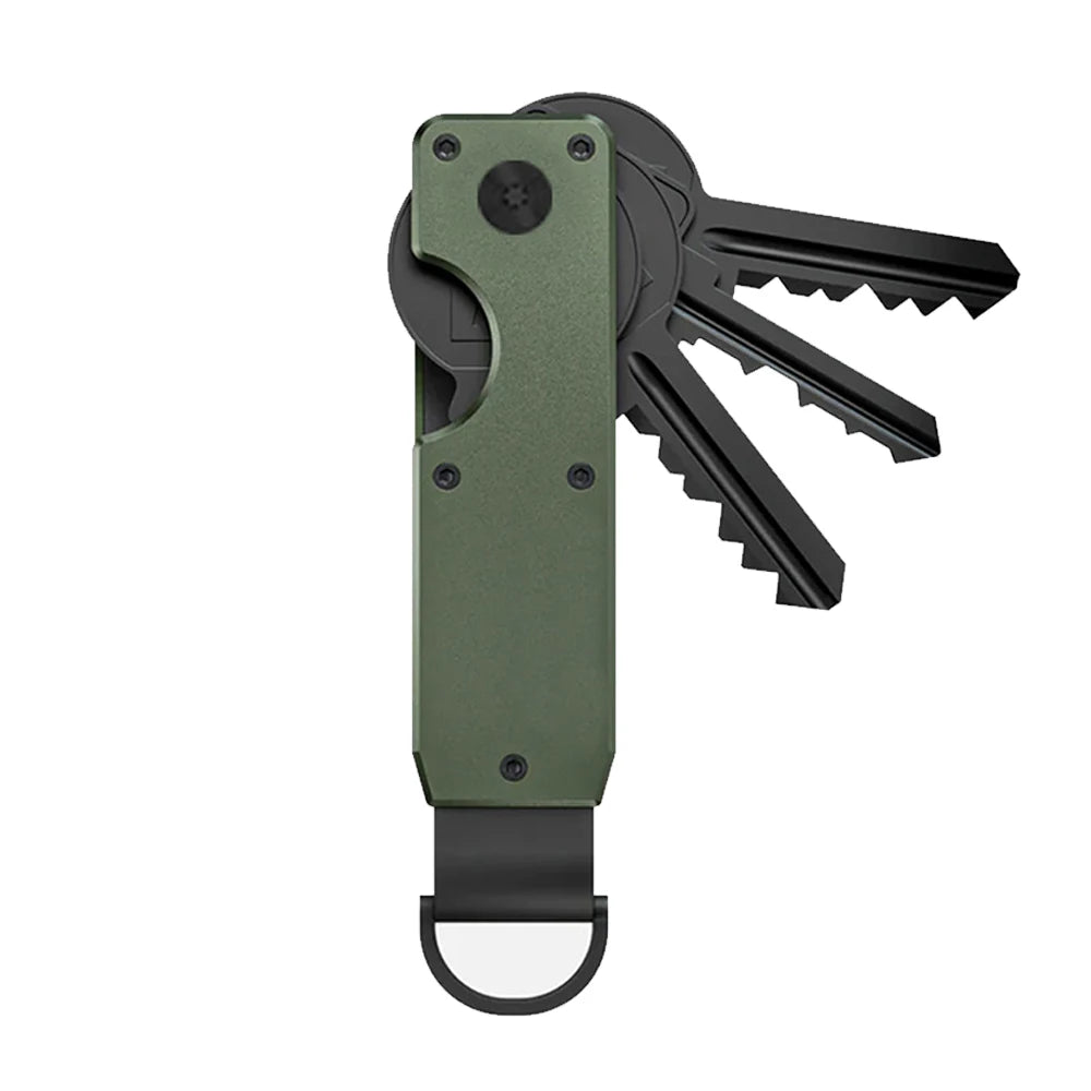 Compact Metal Key Organizer Holder for 1-5 Keys army-green by HitMyNeed