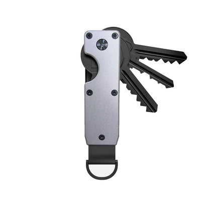 Compact Metal Key Organizer Holder for 1-5 Keys gray by HitMyNeed