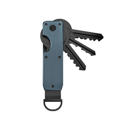 Compact Metal Key Organizer Holder for 1-5 Keys sapphire-blue by HitMyNeed