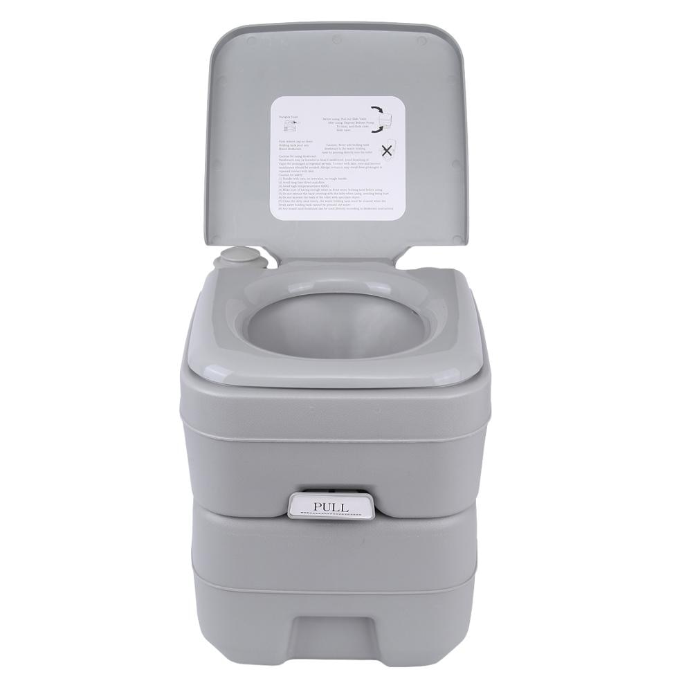 Compact Portable Camping Toilet with 22L Tank by HitMyNeed