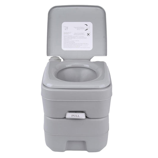 Compact Portable Camping Toilet with 22L Tank by HitMyNeed
