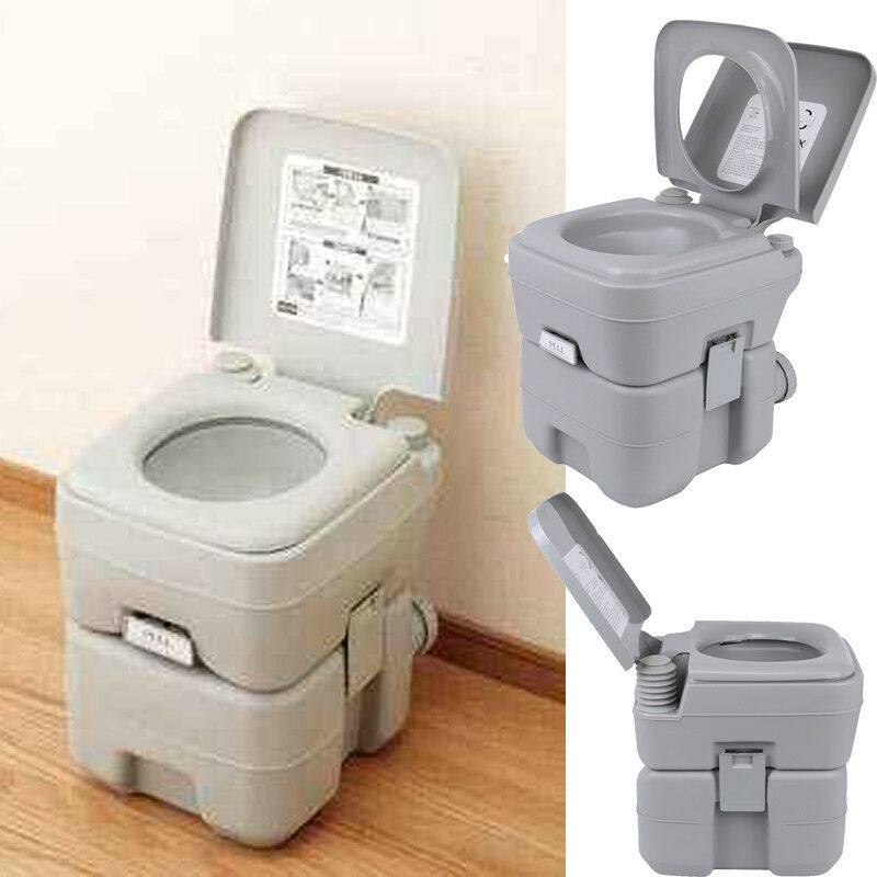 Compact Portable Camping Toilet with 22L Tank by HitMyNeed