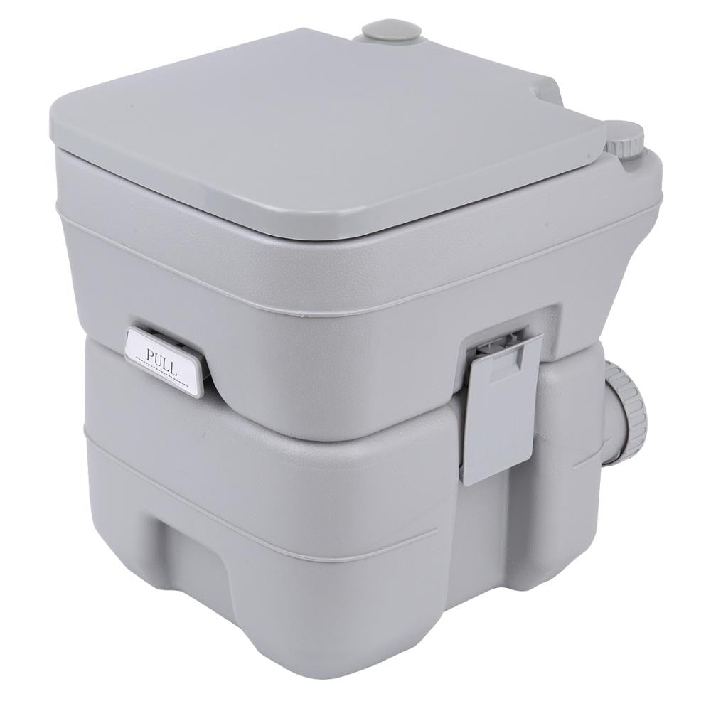 Compact Portable Camping Toilet with 22L Tank by HitMyNeed