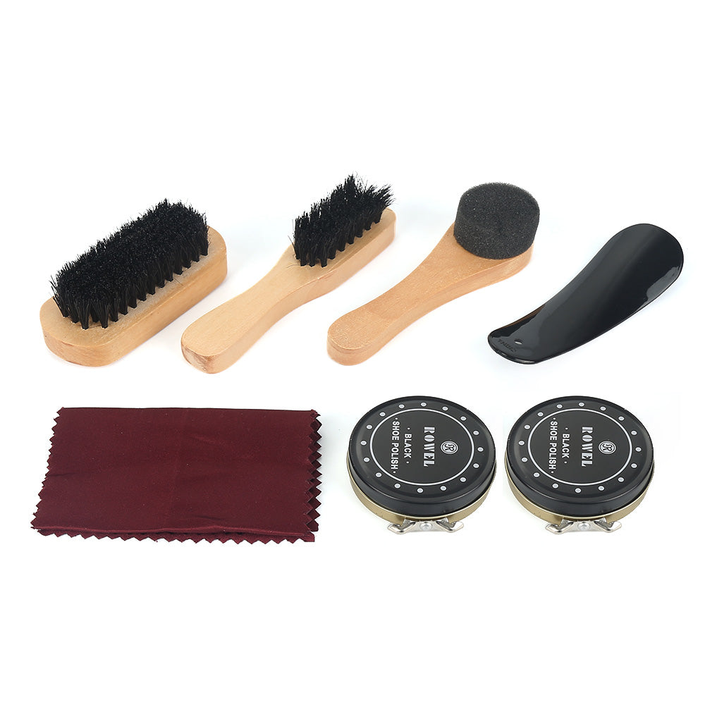 Complete Shoe Care Kit with Travel Pouch by HitMyNeed