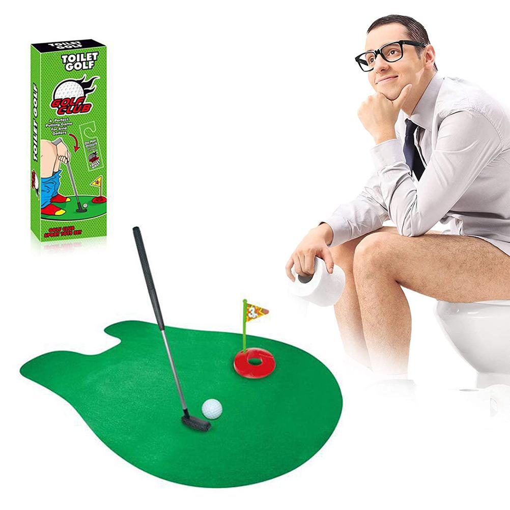 Complete Toilet Mini Golf Toy Set by HitMyNeed