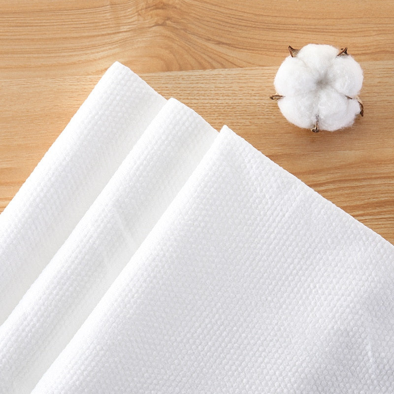 Compressed Disposable Bath Towels (50 Pack) by HitMyNeed
