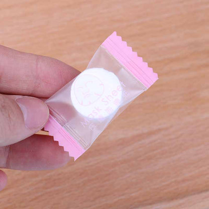 Compressed Facial Mask Sheets 50 Pack by HitMyNeed