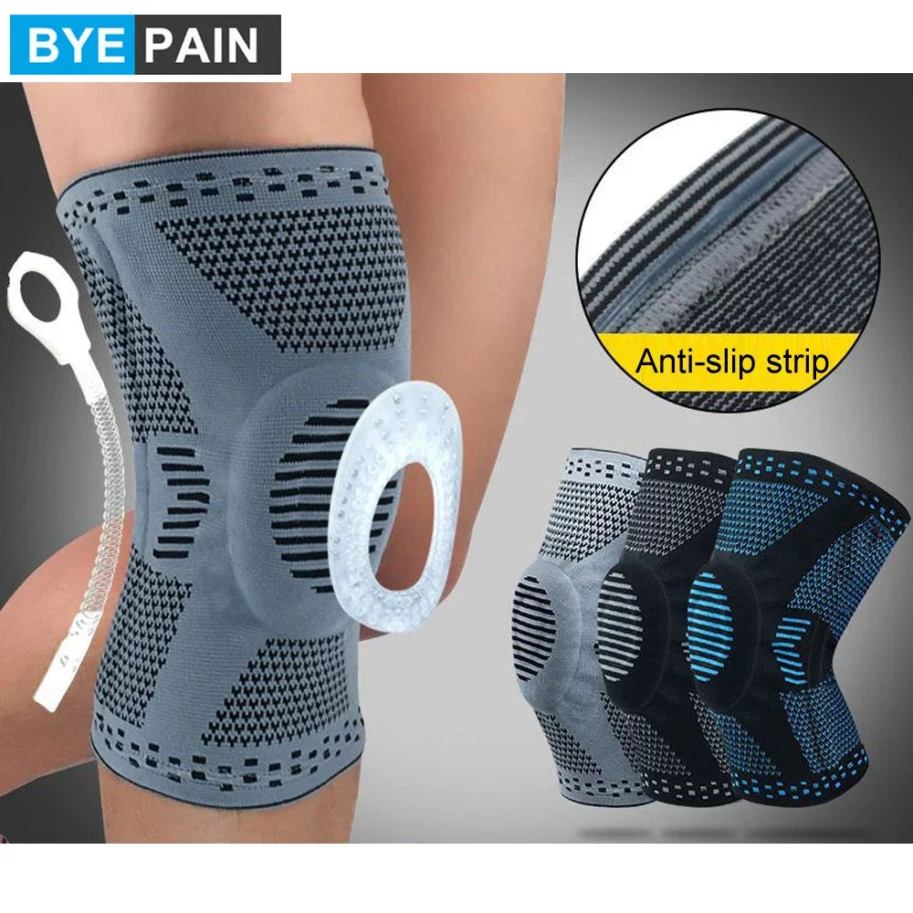 Compression Knee Brace for Pain Relief & Support by HitMyNeed
