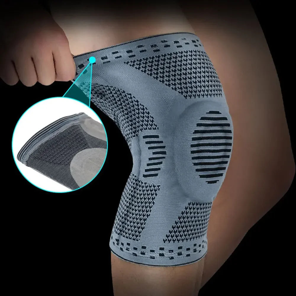Compression Knee Brace for Pain Relief & Support by HitMyNeed