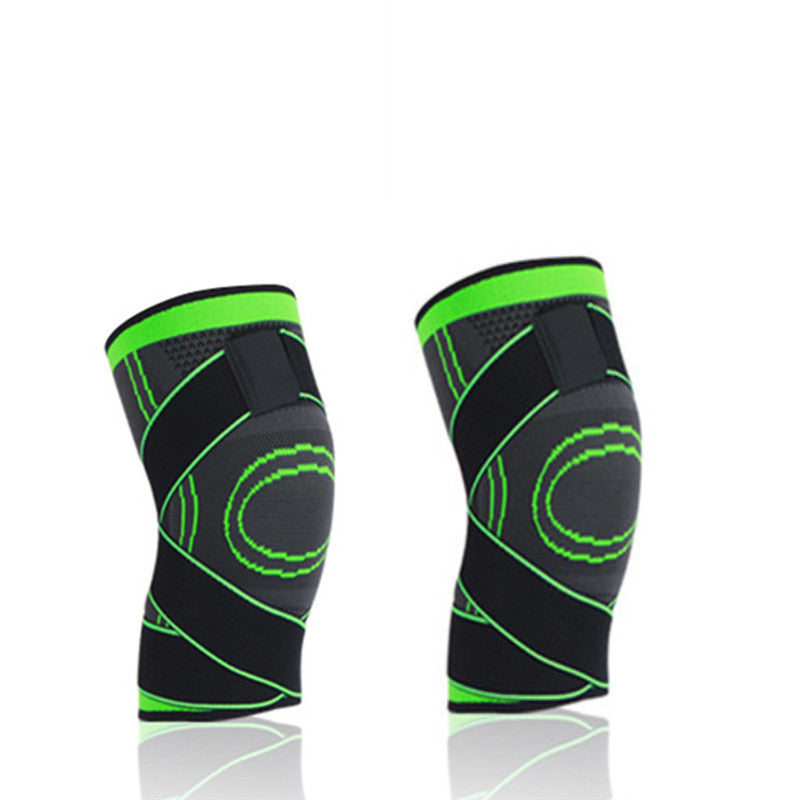 Compression Knee Brace Support for Sports & Arthritis 1pair-green s by HitMyNeed