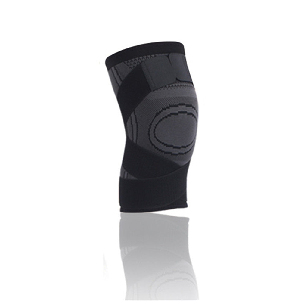 Compression Knee Brace Support for Sports & Arthritis 1pc-black xl by HitMyNeed