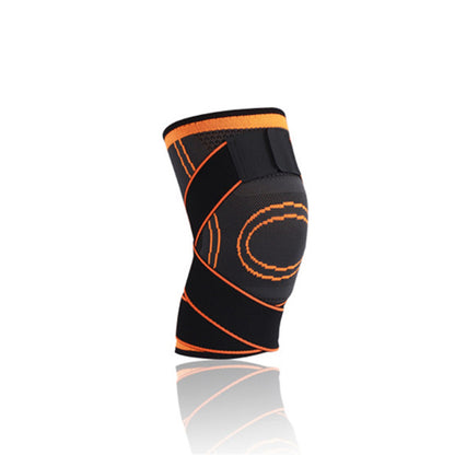 Compression Knee Brace Support for Sports & Arthritis 1pc-orange m by HitMyNeed
